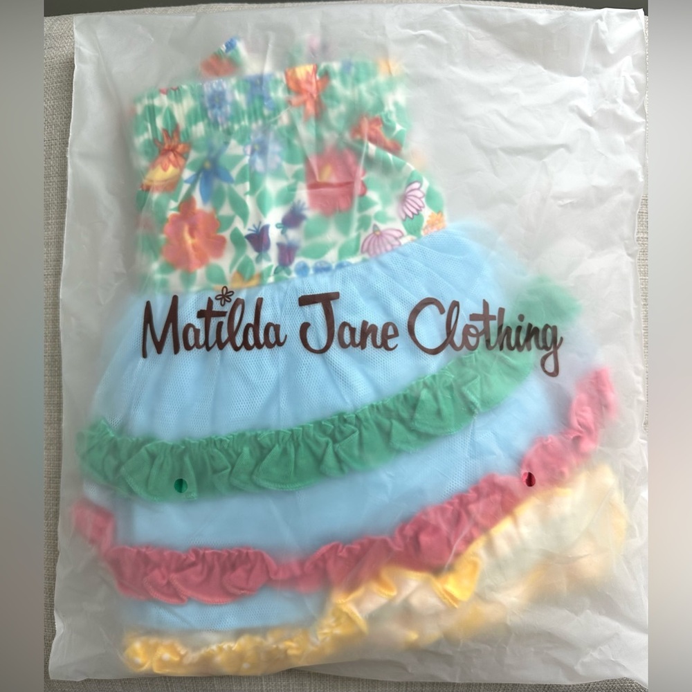 GIRLS MATILDA JANE Brilliant daydream Field of Flowers Skirt  SIZE 4 NWT - Picture 4 of 7